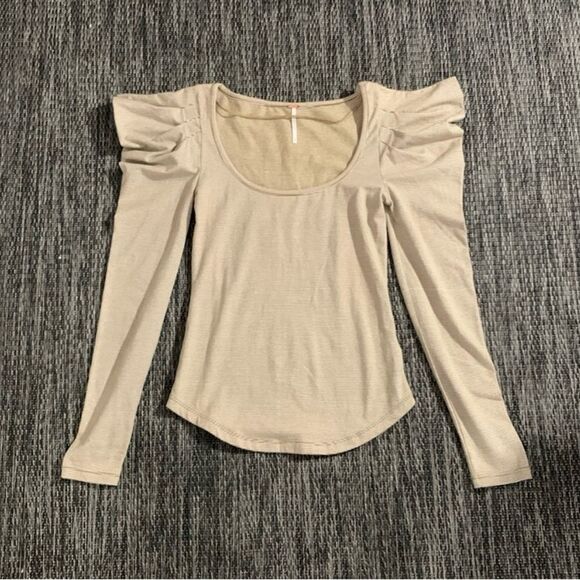 FREE PEOPLE Striped Moss Penelope Top Size XS - Picture 1 of 4